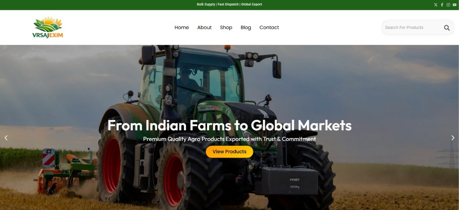 Import Export Agro Business Design