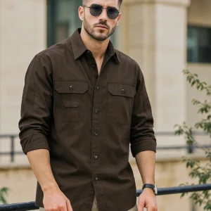 Men Brown Viral Shirt