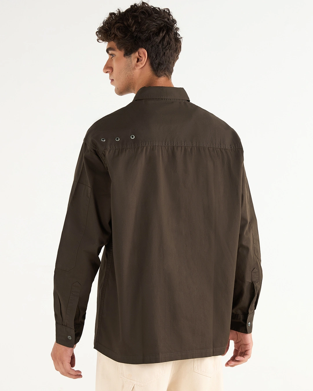 Men Brown Viral Shirt - Image 3